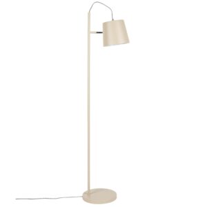 Béžová kovová stojací lampa ZUIVER BUCKLE HEAD 150 cm